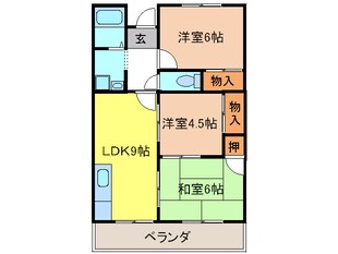 コーポ　雅の物件間取画像